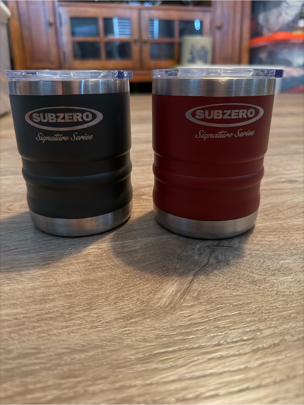 Signature Series Insulated Tumblers - Black & Red
